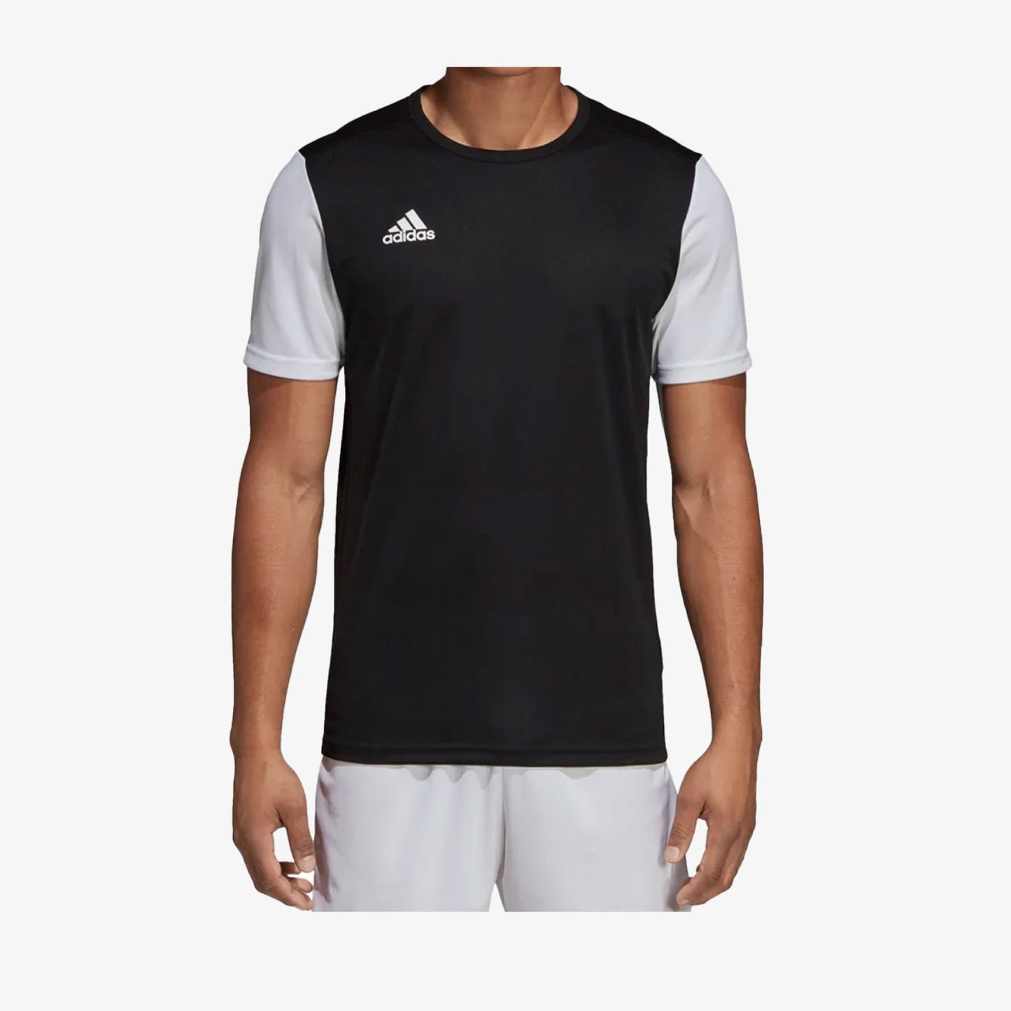 Camiseta Adidas Estro soccer Hombre Negro Blanco Talla L