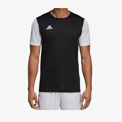 Camiseta Adidas Estro soccer Hombre Negro Blanco Talla L