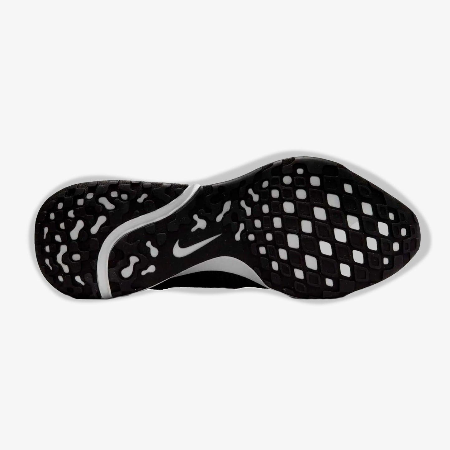 Tenis Nike Renew Run 4 Hombre Negro Rojo