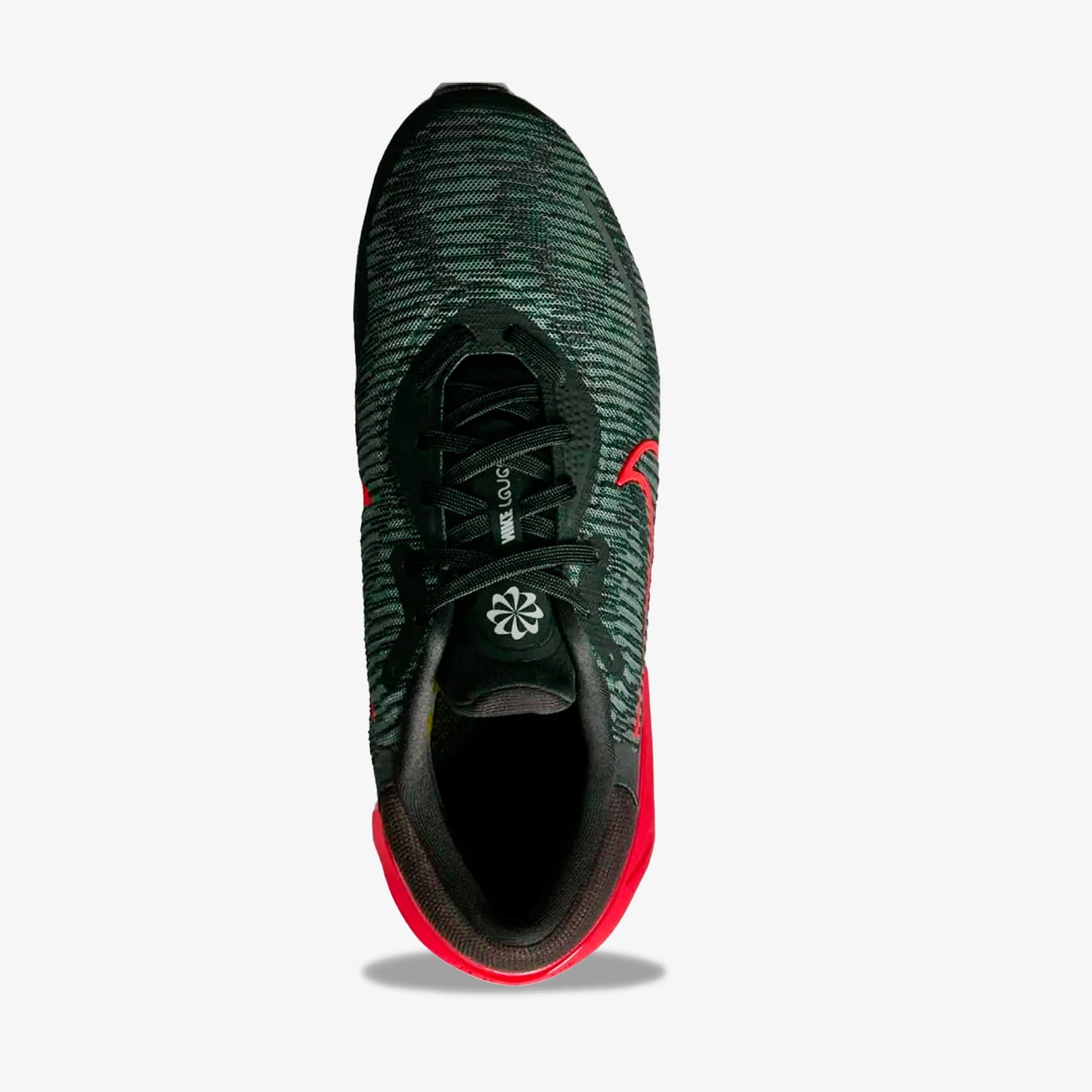 Tenis Nike Renew Run 4 Hombre Negro Rojo