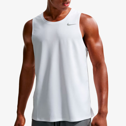 Camiseta Nike Dri Fit Hombre Blanco