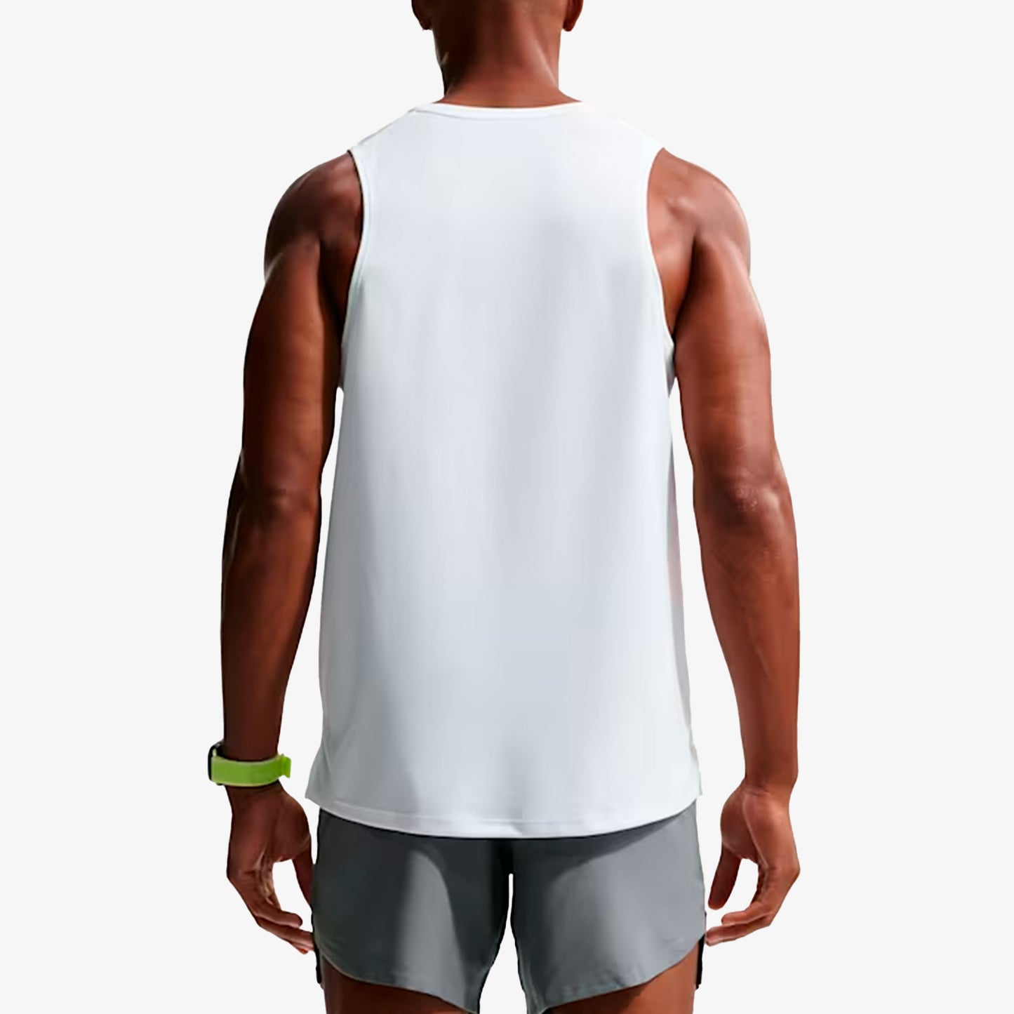 Camiseta Nike Dri Fit Hombre Blanco