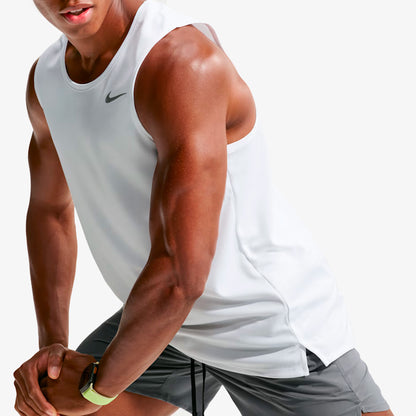 Camiseta Nike Dri Fit Hombre Blanco
