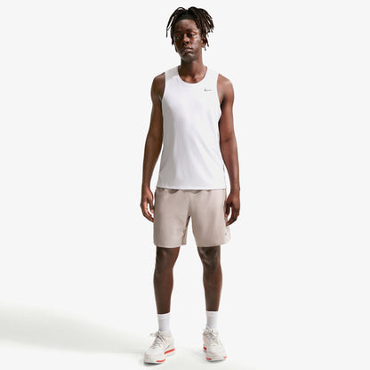 Pantaloneta Nike Challenger 7Ul Hombre Gris
