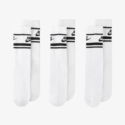 Medias Nike X3 Sportswear Dri-FIT Everyday Essential Unisex Blanco