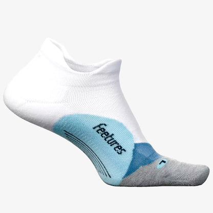 Medias Feetures Elite Light Unisex Blanco Azul