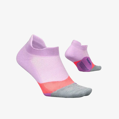 Medias Feetures Elite Light Cushion Low Cut Lila Gris