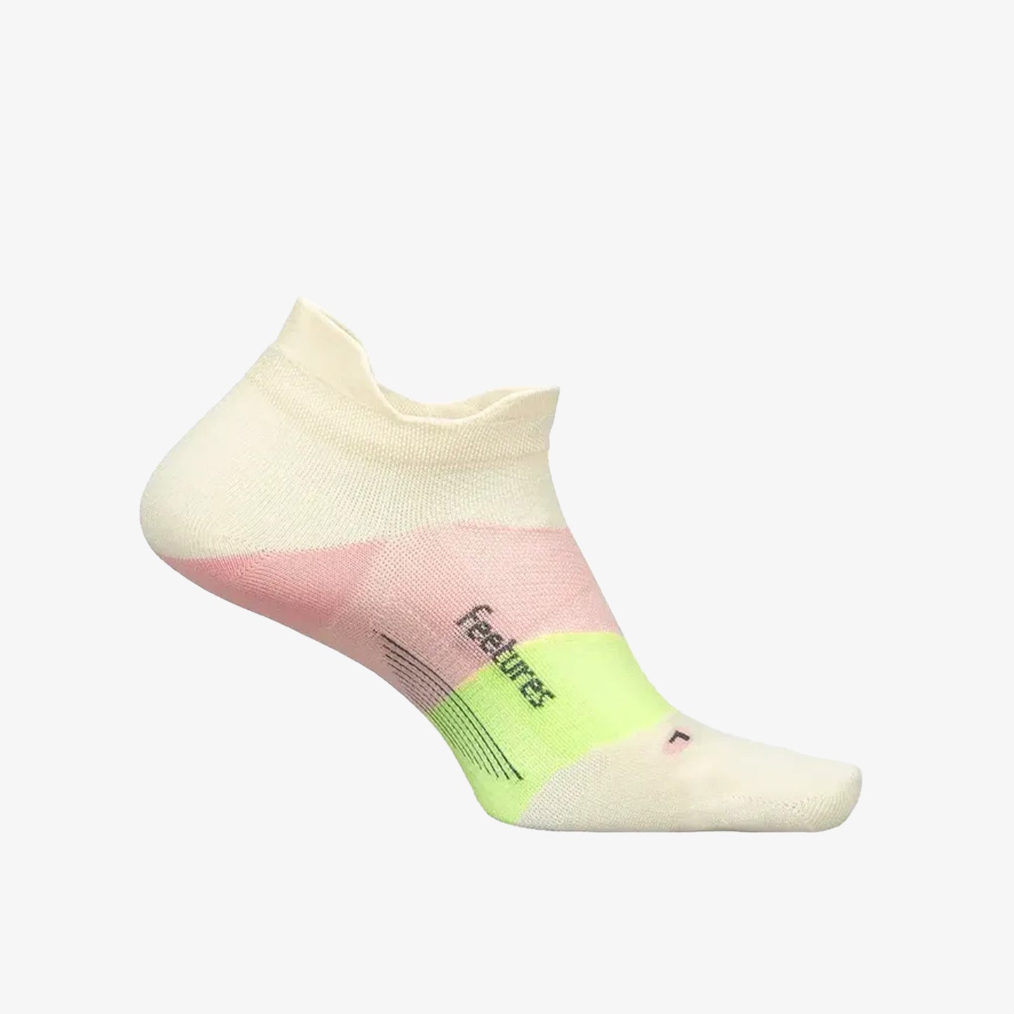 Medias Feetures Elite Ultra Light Low Cut Unisex Beige Rosa