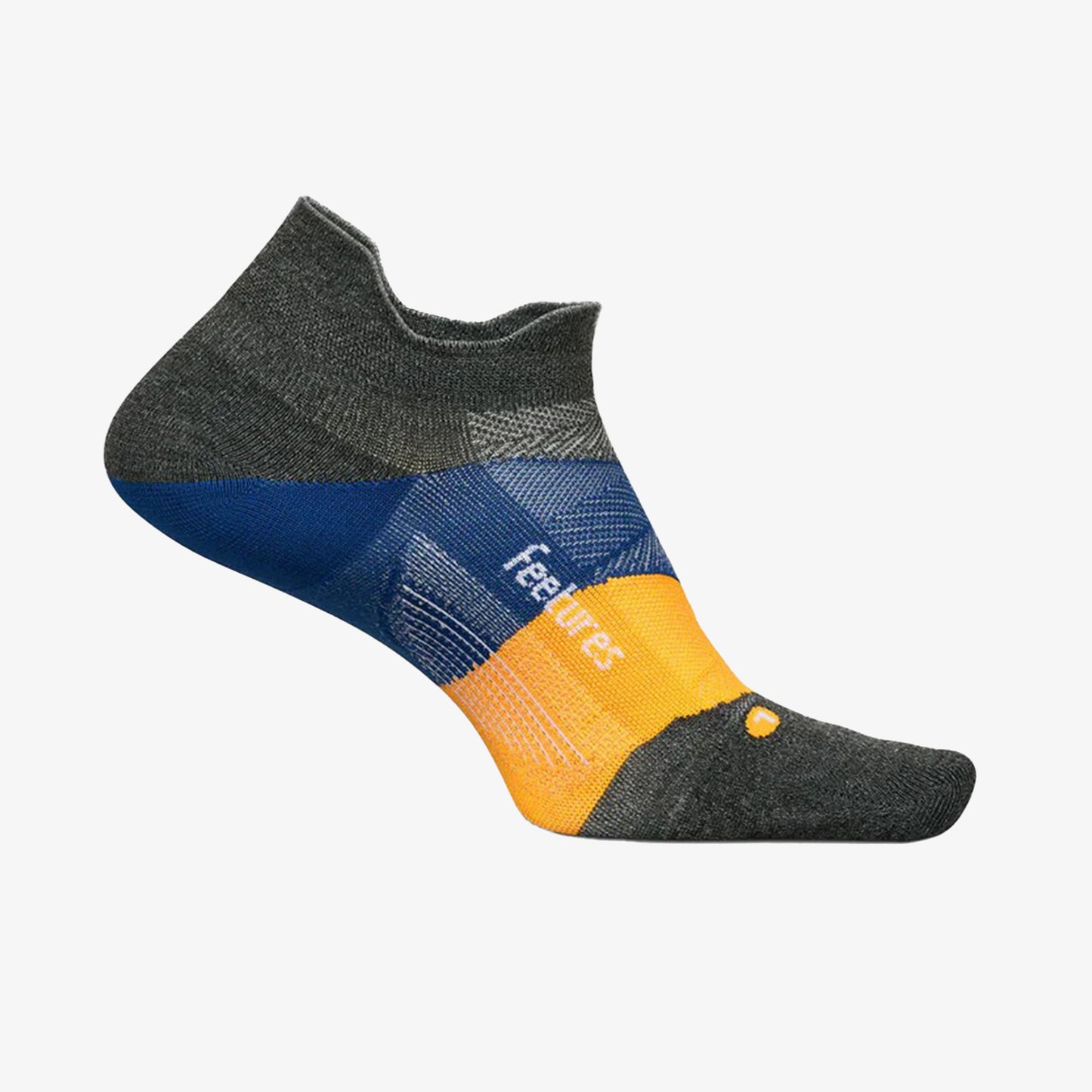 Medias Feetures Elite Ultra Light No Show Gris Azul