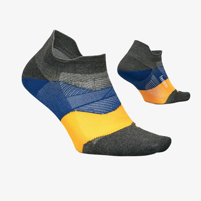 Medias Feetures Elite Ultra Light No Show Gris Azul