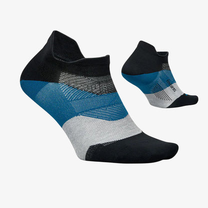 Medias Feetures Elite Ultra Light No Show Negro Azul