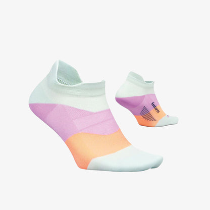 Medias Feetures Elite Light Cushion Low Cut Unisex Verde Morado