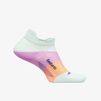 Medias Feetures Elite Light Cushion Low Cut Unisex Verde Morado