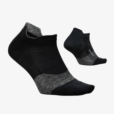 Medias Feetures Elite Ultra Light Low Cut Unisex Negro Gris