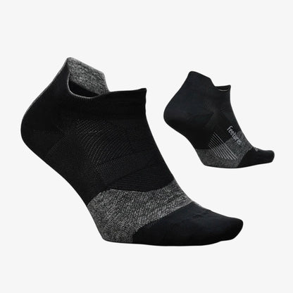 Medias Feetures Elite Ultra Light Low Cut Unisex Negro Gris