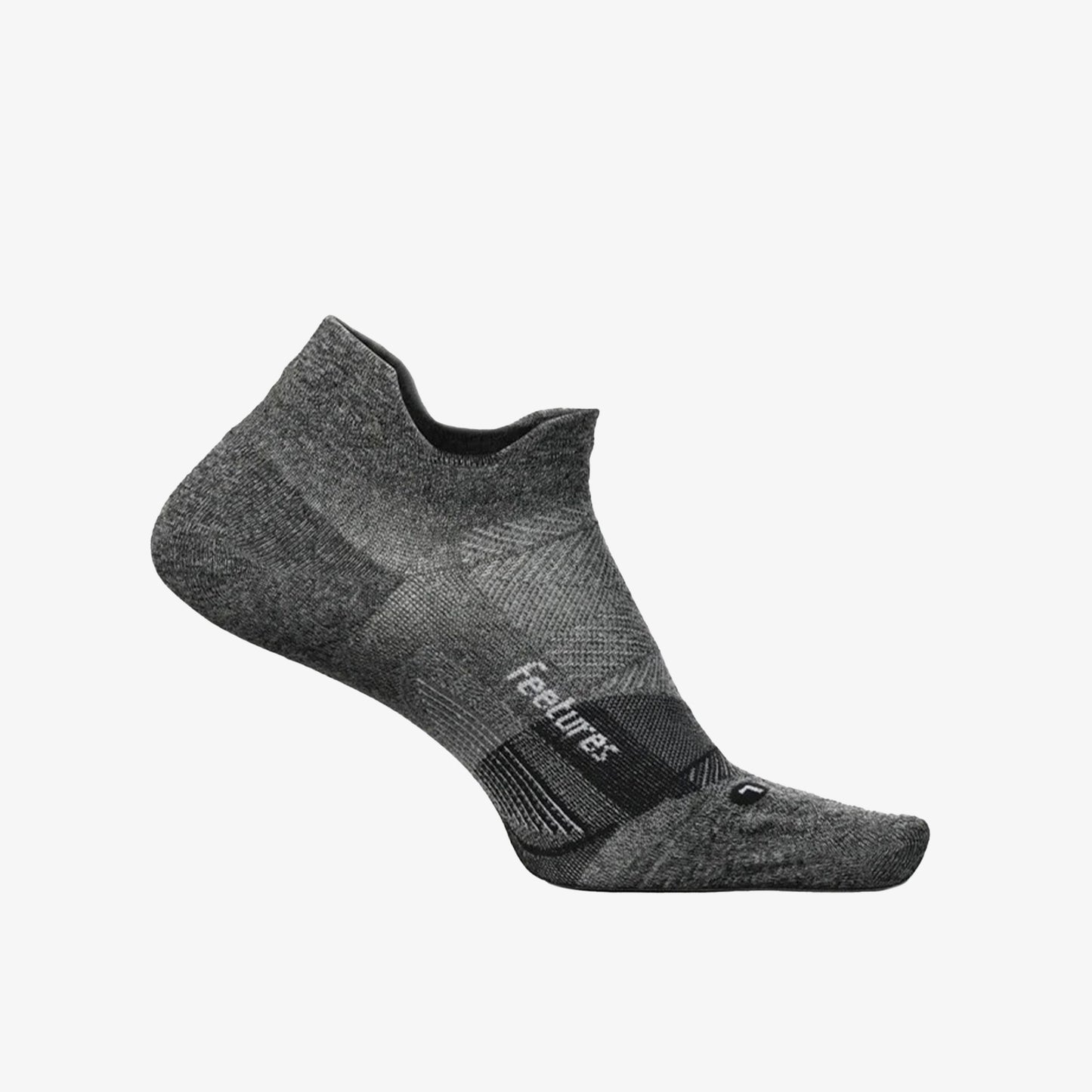 Medias Feetures Elite Ultra Light Low Cut Unisex Gris Negro