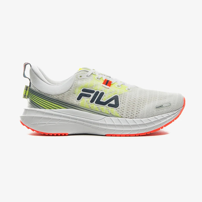 Tenis Fila Racer Mast Mujer Gris Naranja