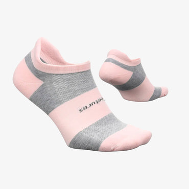 Medias Feetures Unisex Gris Rosado