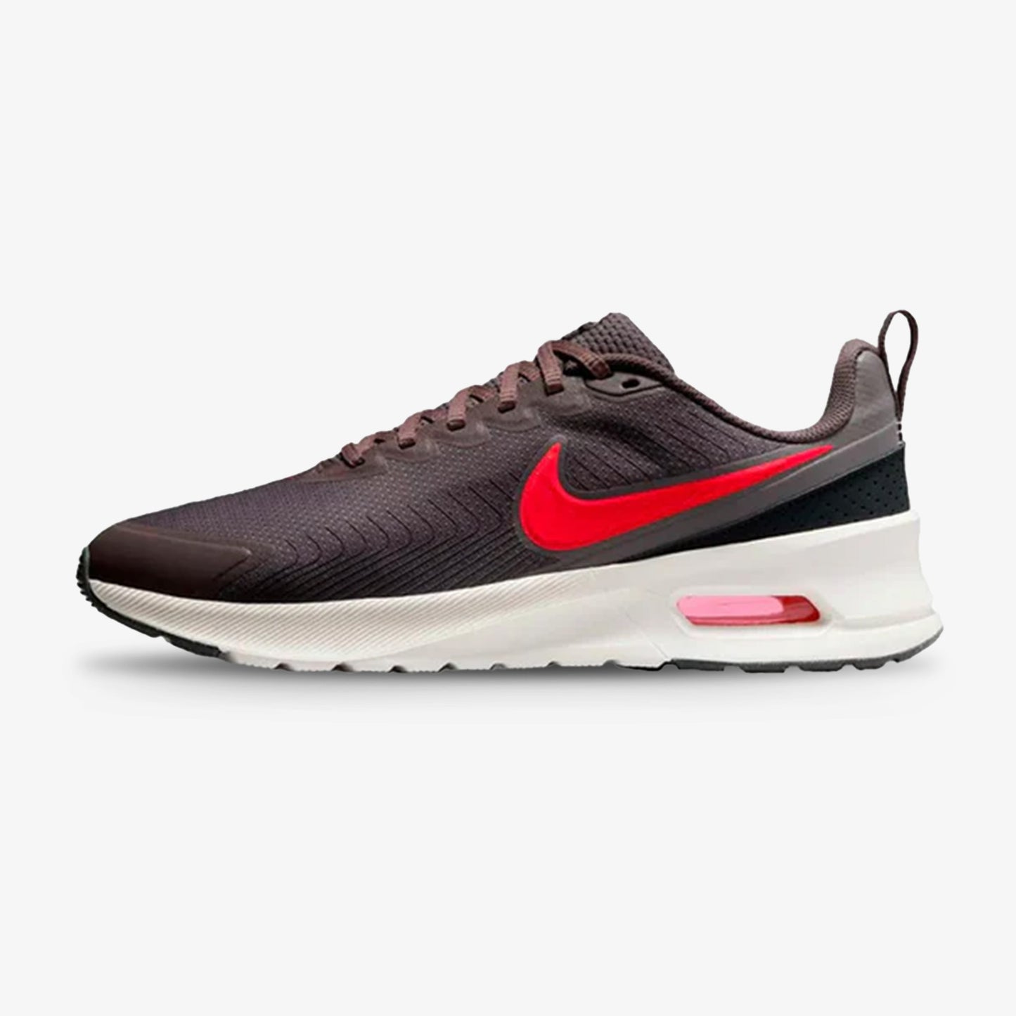 Tenis Nike Air Max Nuaxis Hombre Cafe Rojo