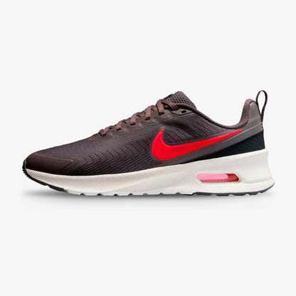 Tenis Nike Air Max Nuaxis Hombre Cafe Rojo