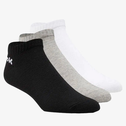 Medias Reebok Unisex Blanco Negro Rojo