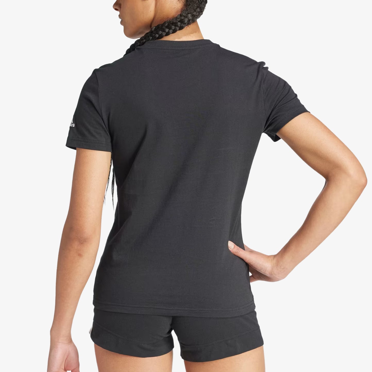 Camiseta Adidas Essentials Logo Mujer Negro