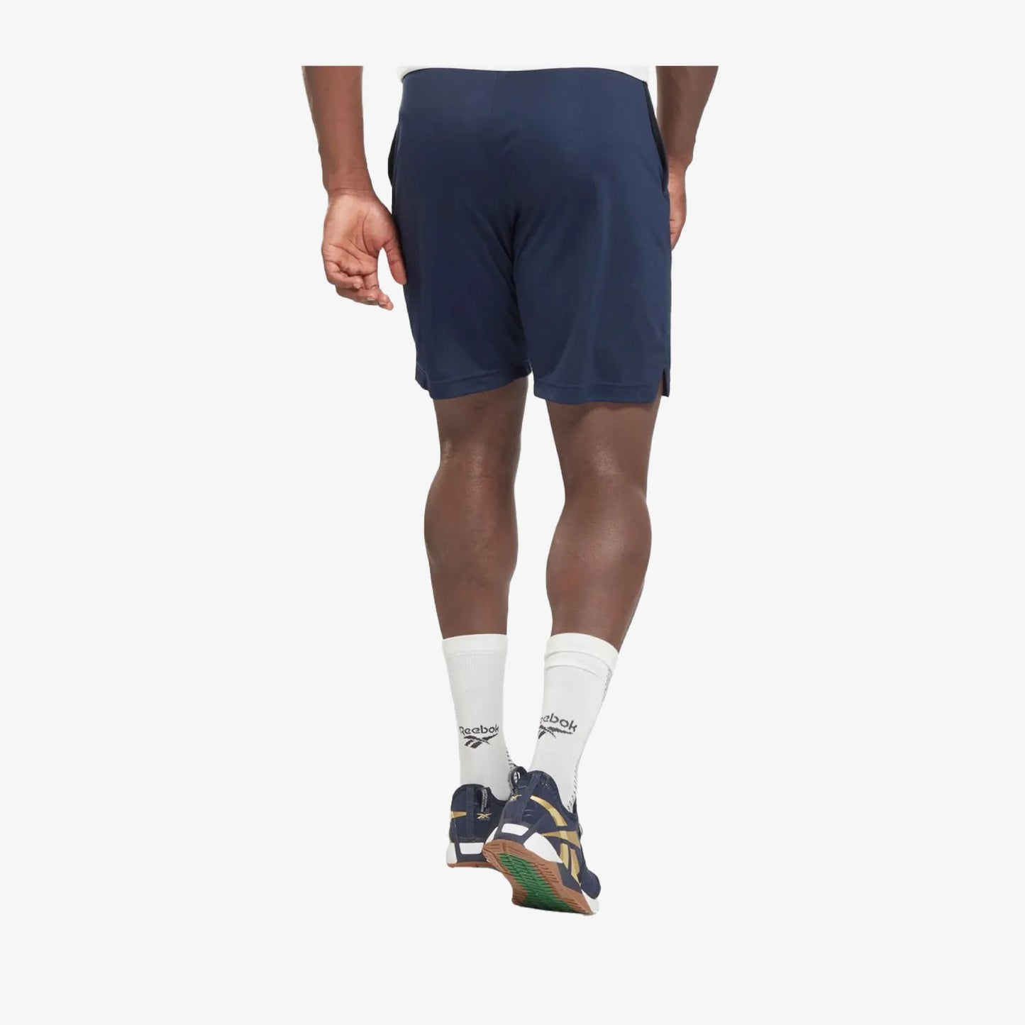Pantaloneta Reebok Workout Ready Hombre Azul