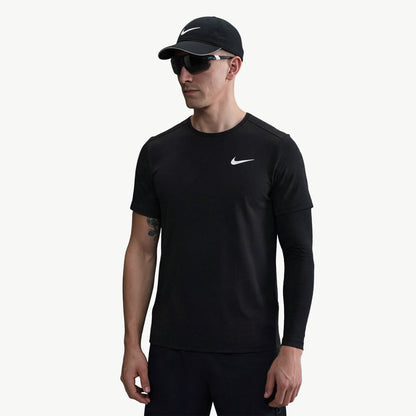 Camiseta Nike Miler Breathe Hombre Negro