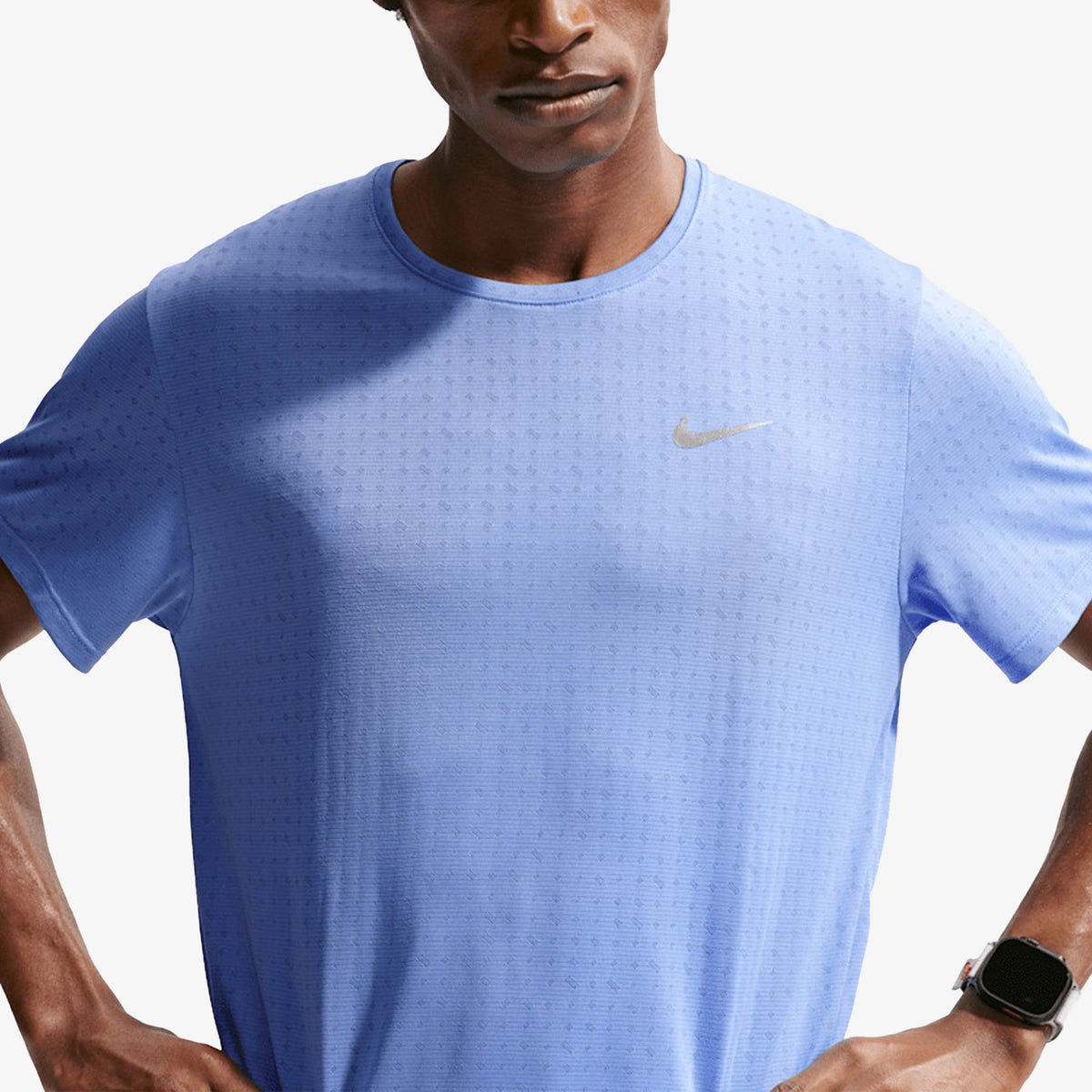 Camiseta Nike Miler Breathe Hombre Azul