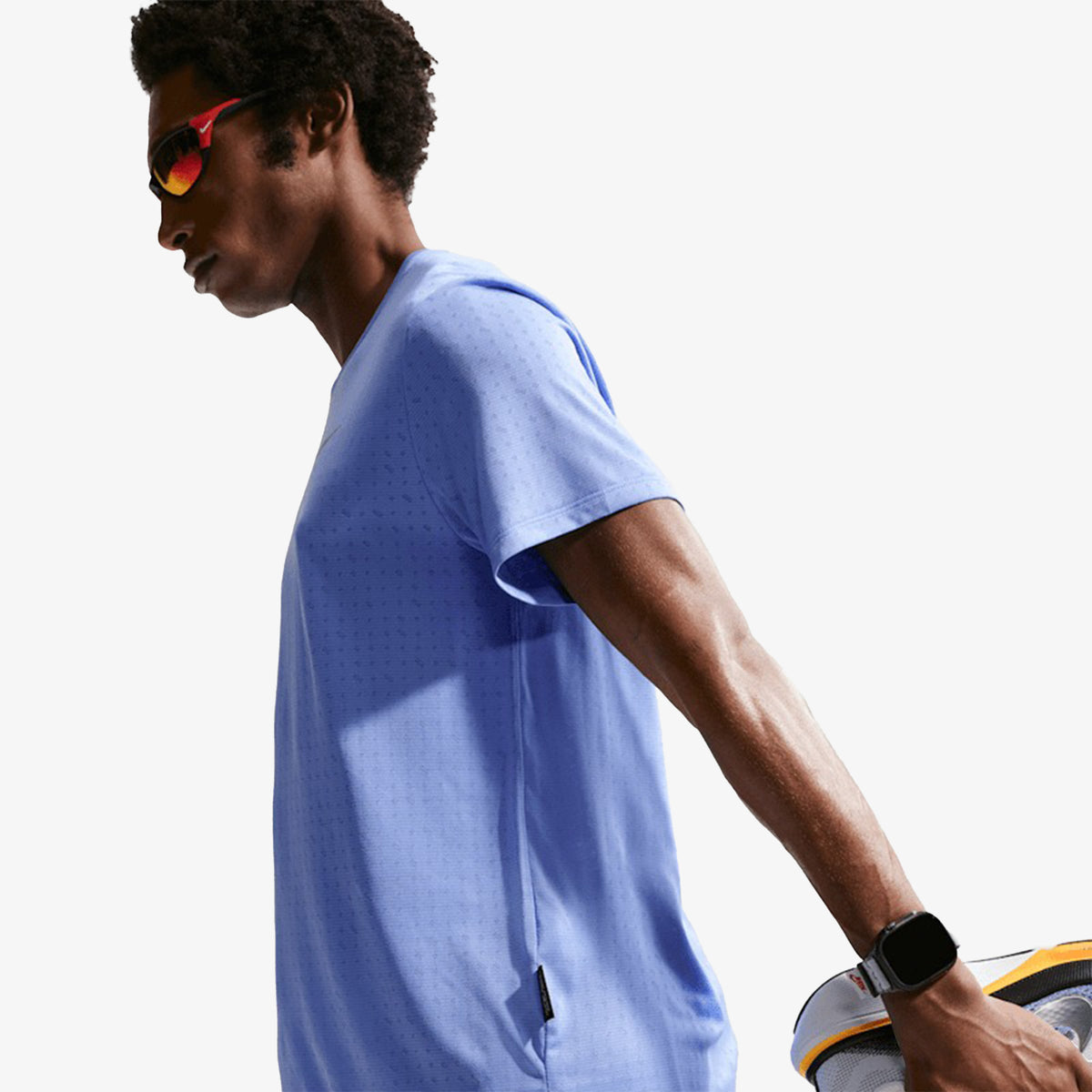 Camiseta Nike Miler Breathe Hombre Azul