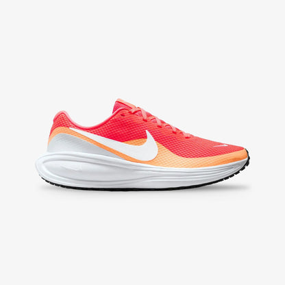 Tenis Nike Revolution 8 Mujer Naranja Blanco