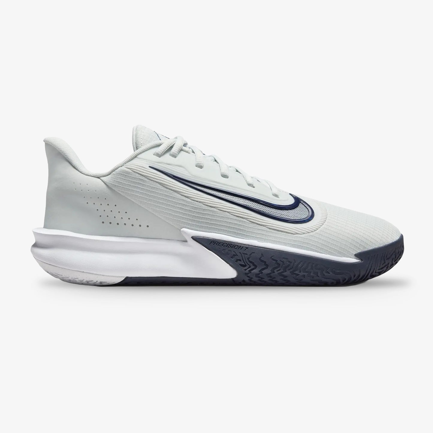 Tenis Nike Precision 7 Hombre Blanco Gris