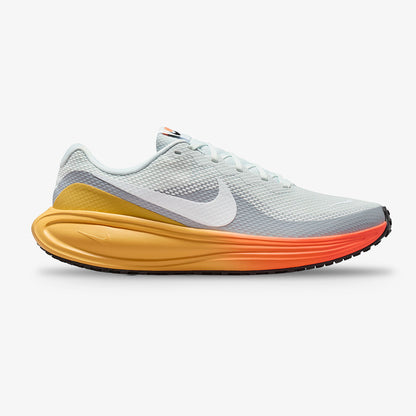 Tenis Nike Revolution 8 Hombre Gris Naranja