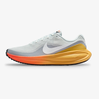 Tenis Nike Revolution 8 Hombre Gris Naranja