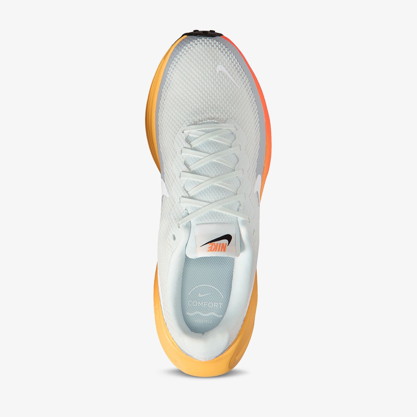 Tenis Nike Revolution 8 Hombre Gris Naranja