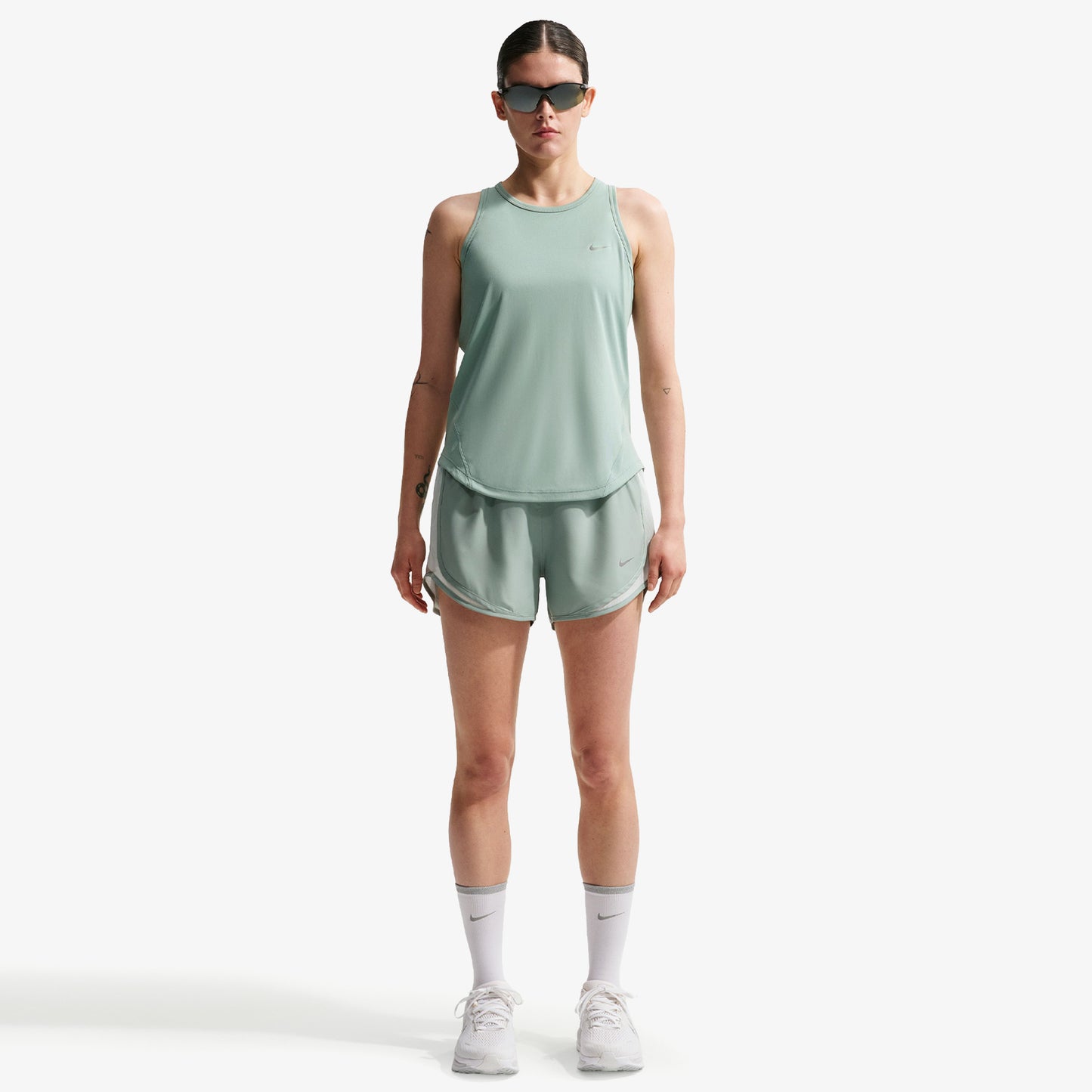 Pantaloneta Nike Short Tempo Mujer Verde
