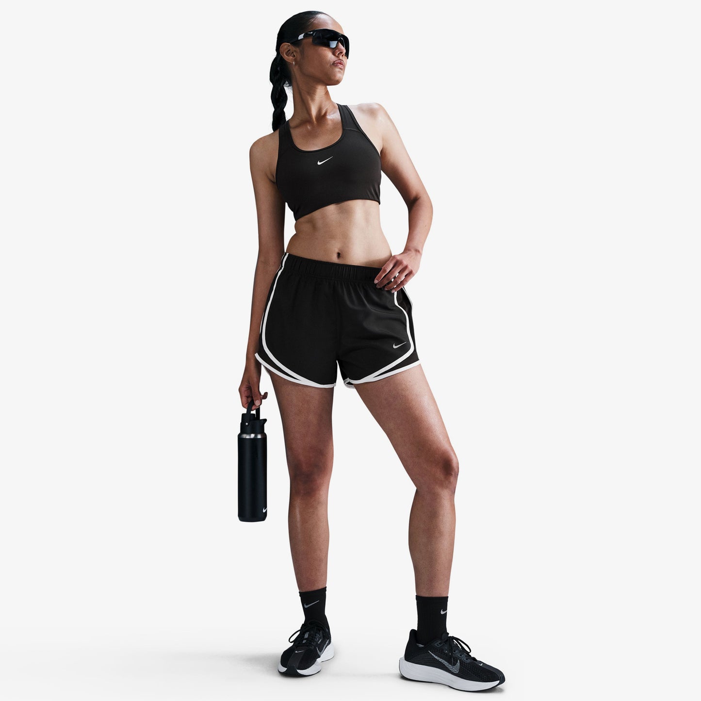 Pantaloneta Nike Short Tempo Mujer Negro