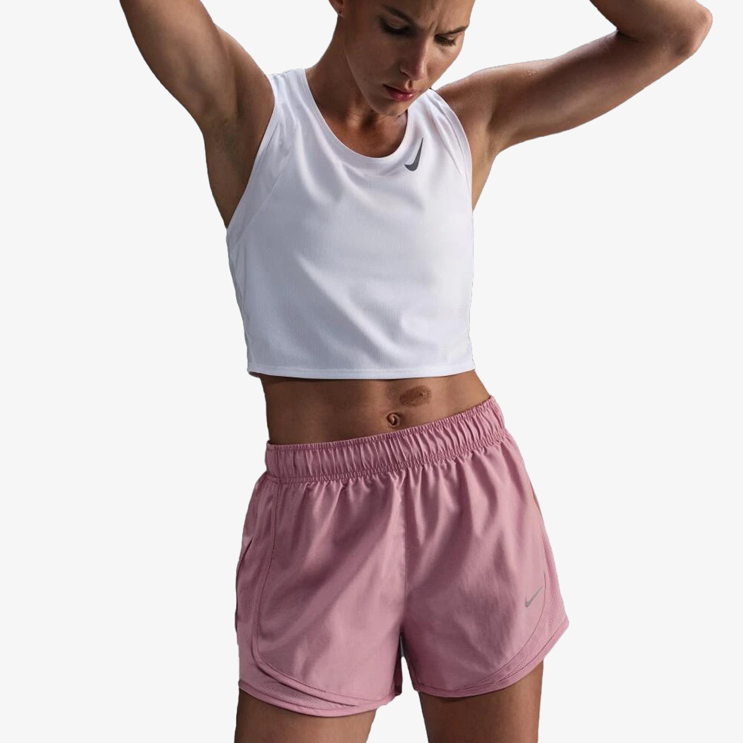 Pantaloneta Nike Short Tempo Mujer Rosado