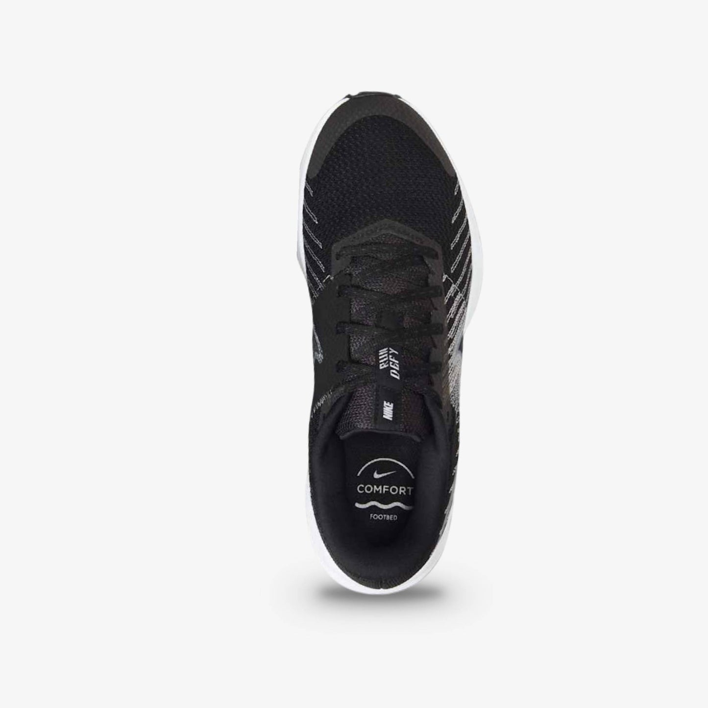 Tenis Nike Run Defy Mujer Negro Blanco