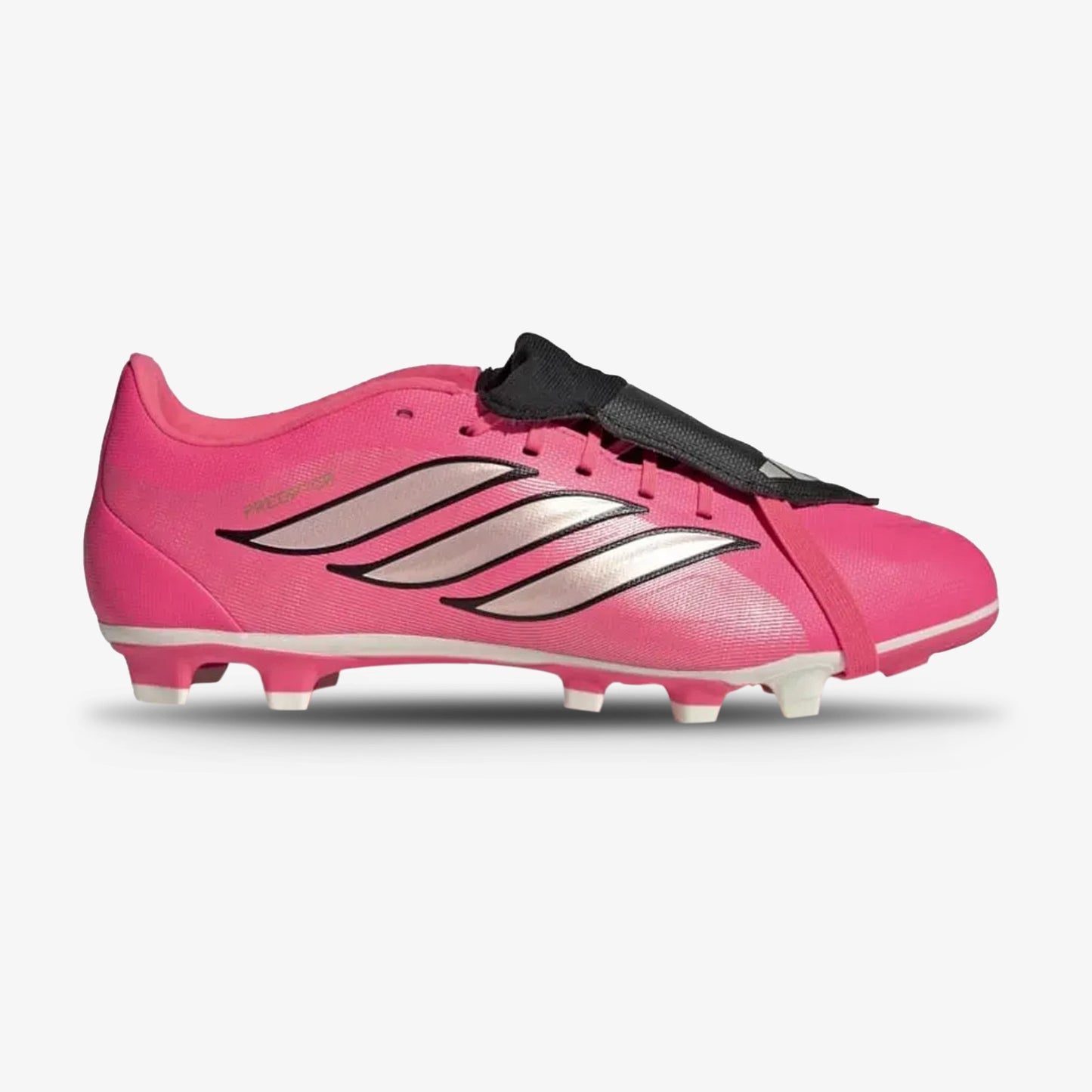 Guayos Adidas Predator Club Hombre Rosado Negro