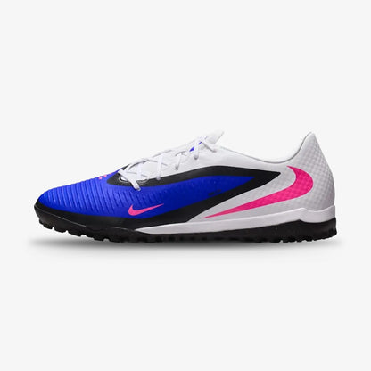Guayos Sintetica Nike Phantom 6 Hombre Blanco Azul