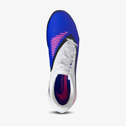 Guayos Sintetica Nike Phantom 6 Hombre Blanco Azul