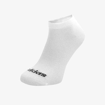 Medias Adidas 3 Pack  Thin Linear Unisex Blanco