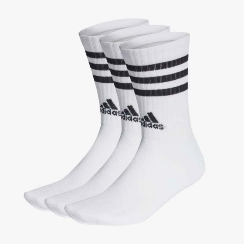 Medias Adidas Pantorillas 3pp Blanco Negro