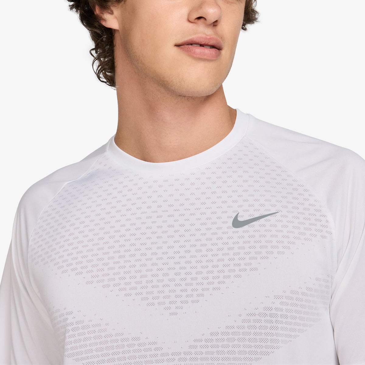 Camiseta Nike Stride Hombre Blanco