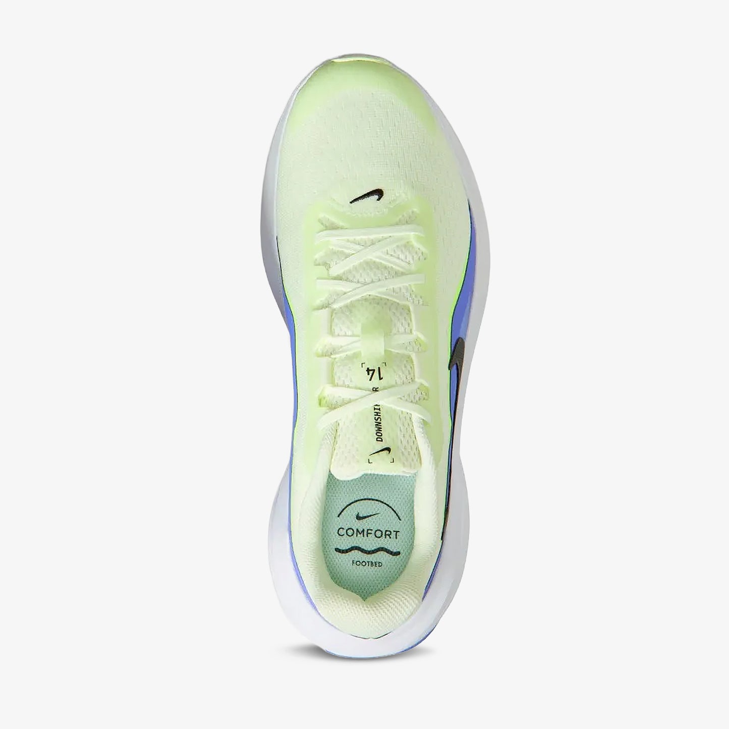 Tenis Nike Downshifter 14 Hombre Verde Azul