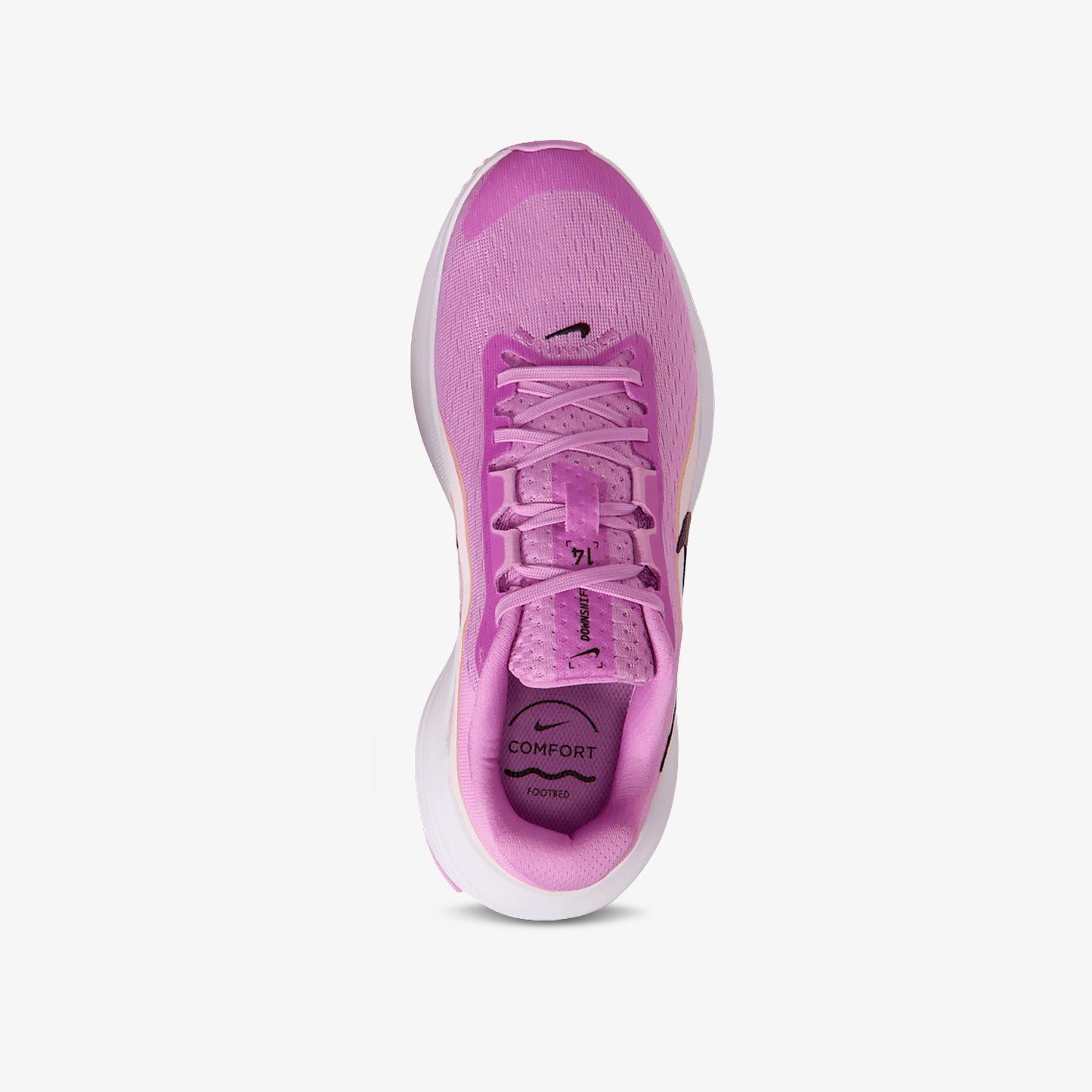 Tenis Nike Downshifter 14 Mujer Rosado Blanco
