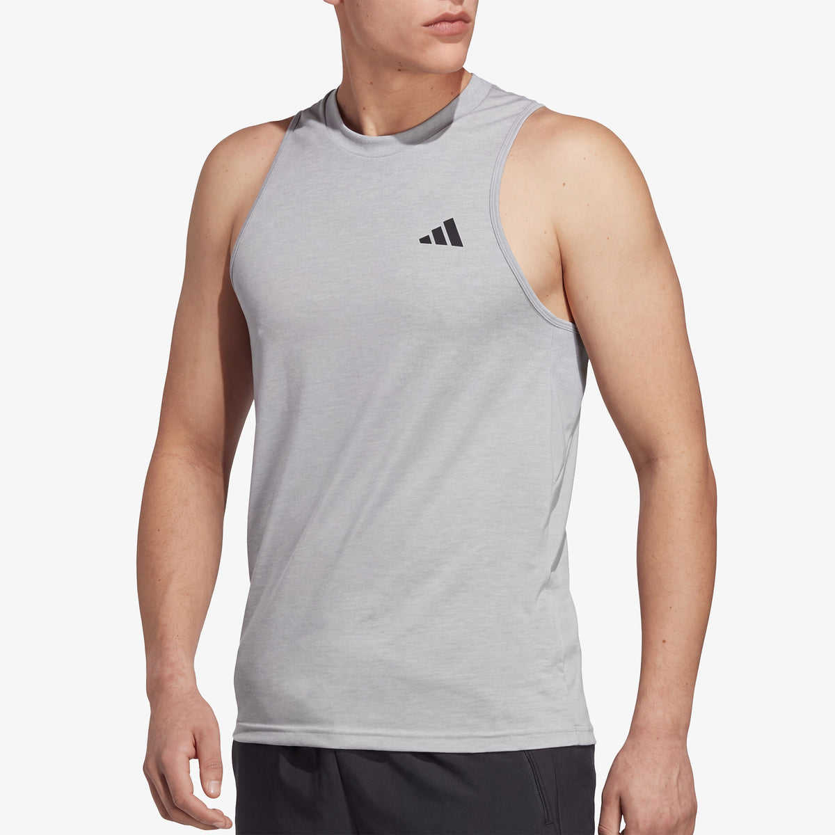 Camiseta Adidas Essentials Feelready Hombre Gris