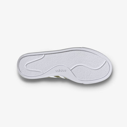 Tenis Adidas Court Plataforma Mujer Blanco Dorado