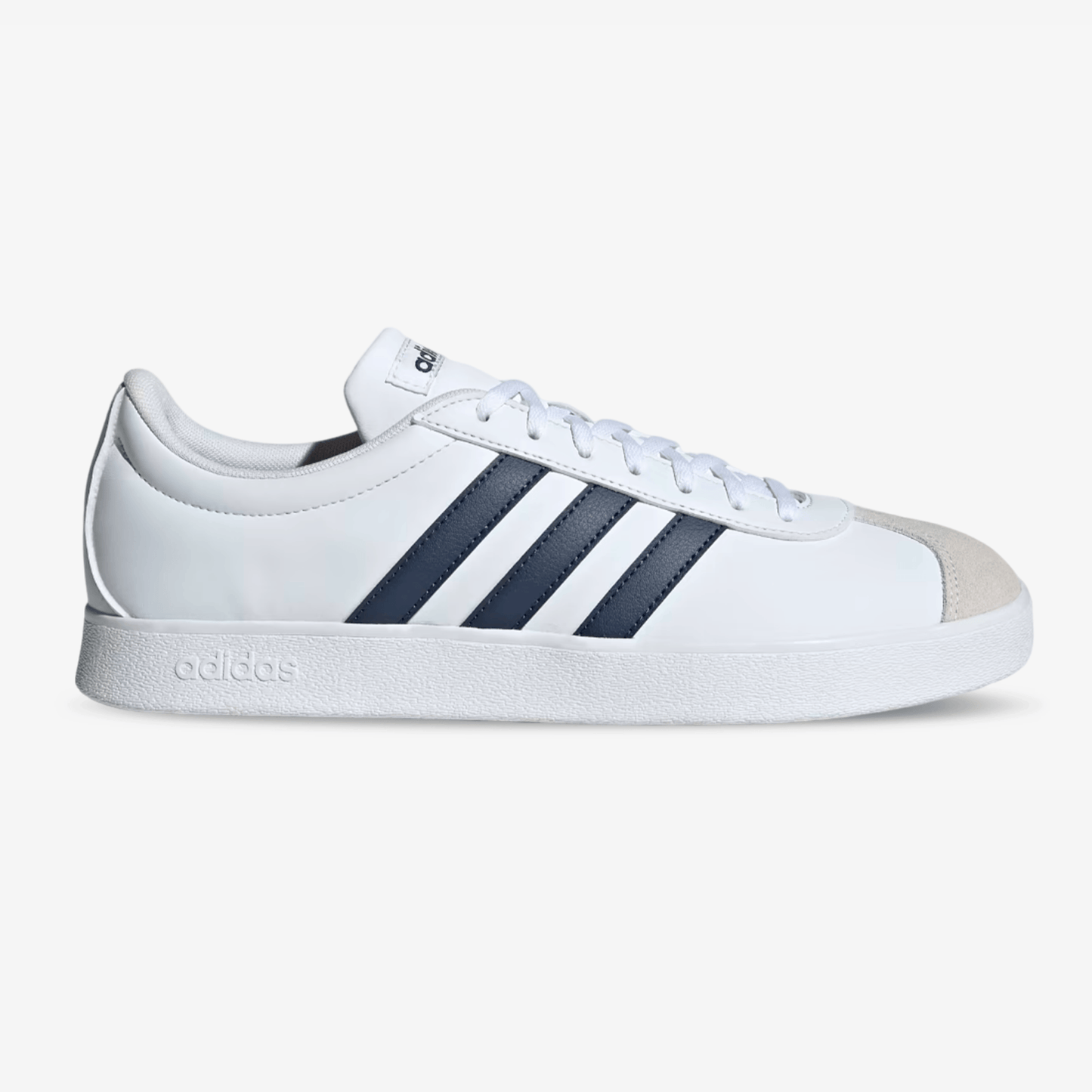 Tenis Adidas VL Court Base Hombre Blanco Azul